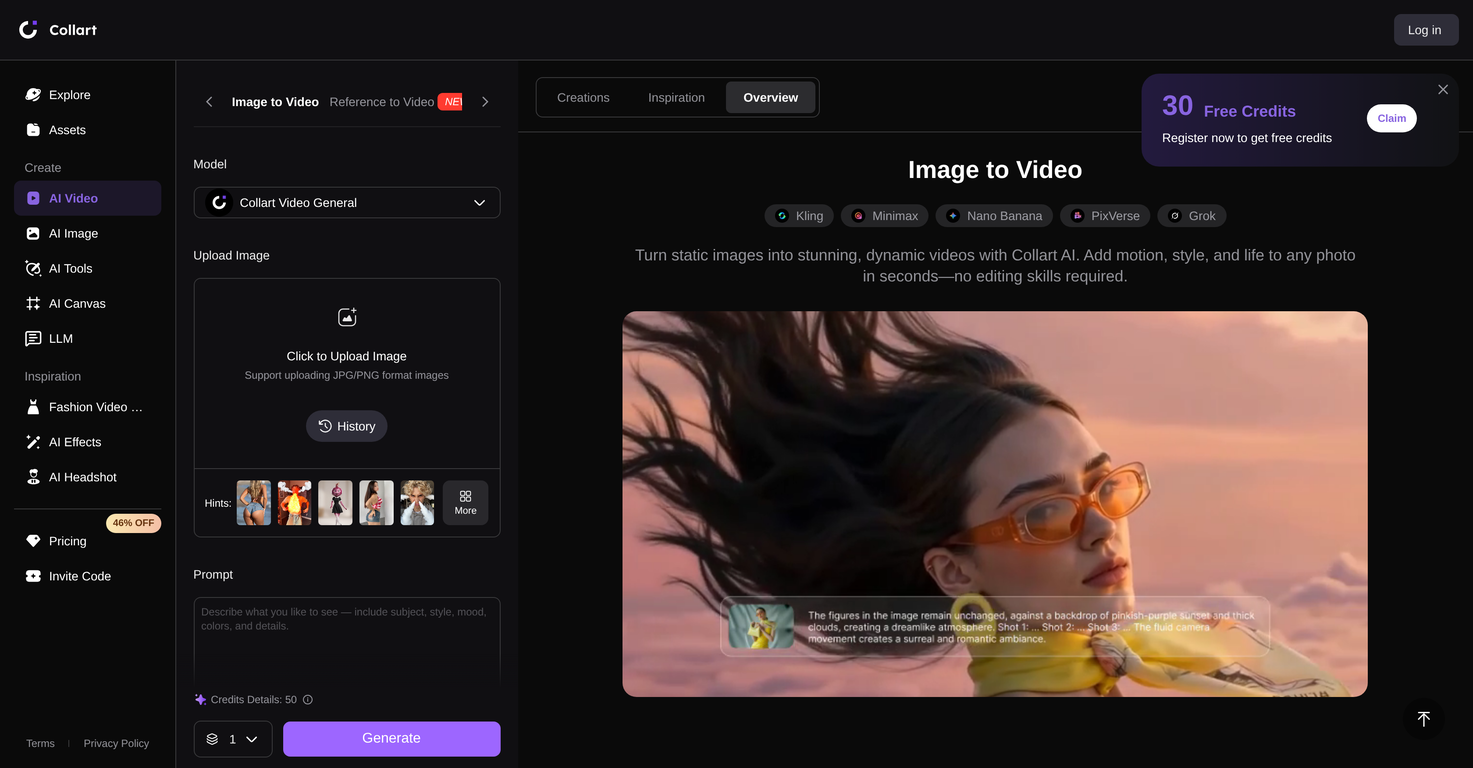 Collart | AI Image to Video